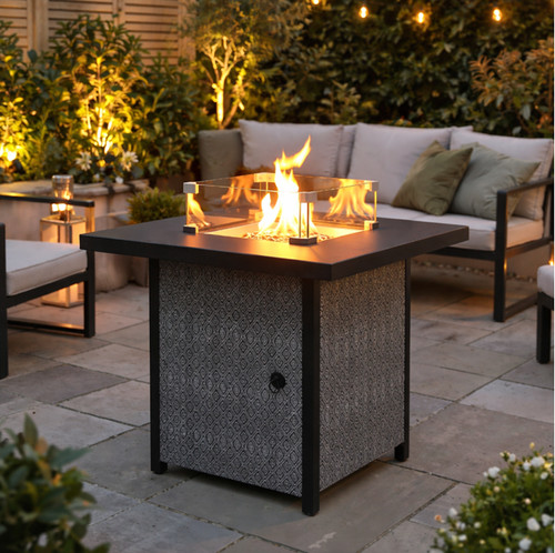 Gas fire pit table - gas,