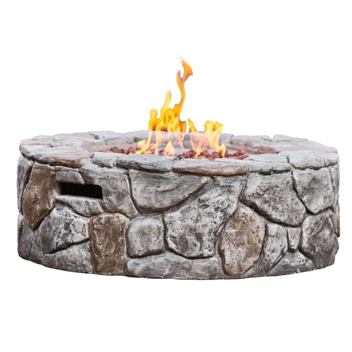 Garden fire pit outdoor - fire, gas