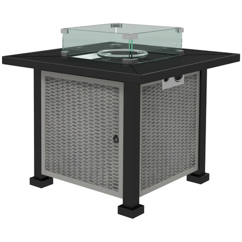 Gas fire pit - gas, table