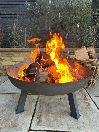 Large garden fire - garden, pit