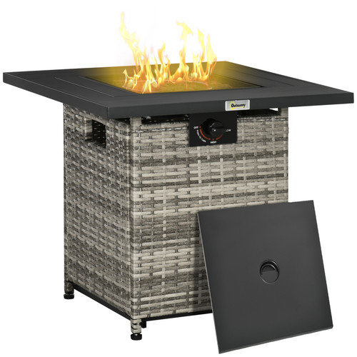 Outsunny gas fire - outsunny,