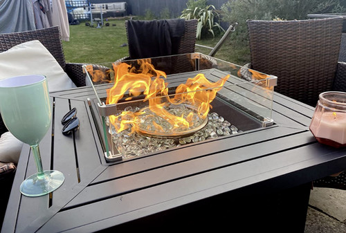 Large fire pit outdoor - large, garden