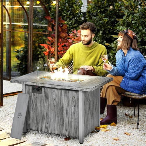 000 btu gas fire pit - gas, table