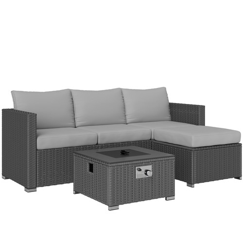 Five piece rattan - five-piece, sofa
