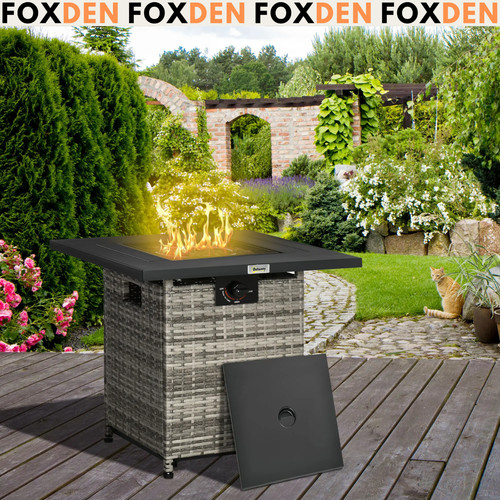 Gas fire pit table - fire, btu