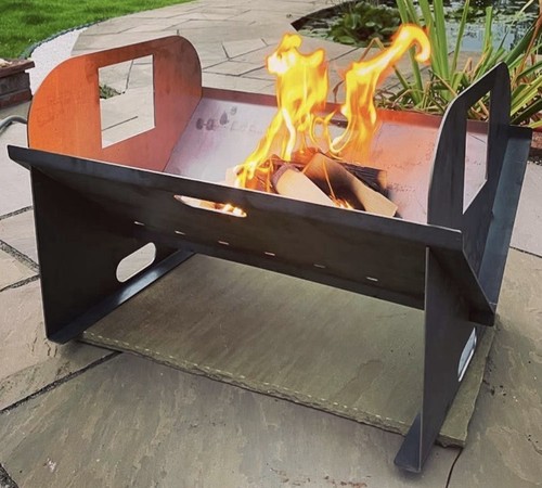 Flat pack fire - flat, large