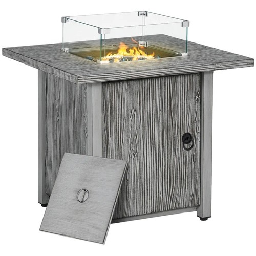 Outdoor gas fire pit table - gas,