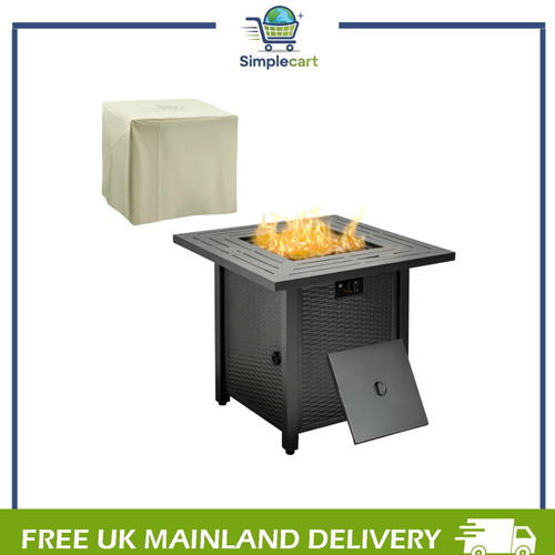 Outdoor propane gas fire - outdoor, pit